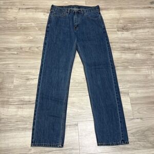 Levi's Men's Straight Leg Jeans W32 L34 Medium Wash 100% Cotton